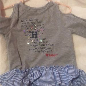 Girls TH cold shoulder shirt